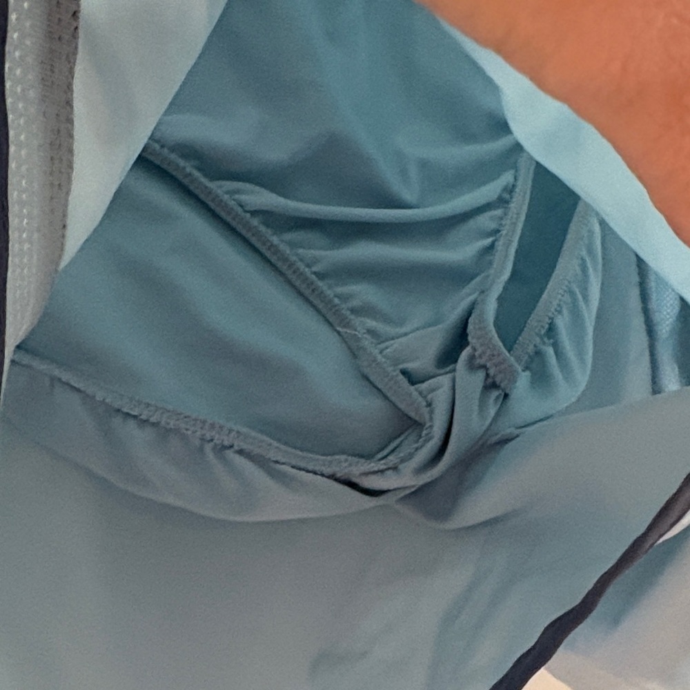 Nike Women's Sky Blue Athletic Shorts - Picture 6 of 7